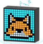 Divoom Timebox-Evo Pixel Art Bluetooth-k&otilde;lar programmeeritava 256 LED-paneeliga, 3,9 x 1,5 x 3,9 tolli (must)