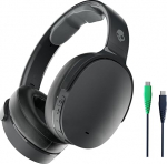 Skullcandy Hesh ANC Over-Ear juhtmevabad k&otilde;rvaklapid m&uuml;rasummutusega, 22-tunnine aku kestvus, mikro, &uuml;hildub iPhone'i, Androidi ja Bluetooth seadmetega - mustad