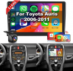 Hodozzy Carplay autoraadio Toyota Auris 2006-2011 Android autoradio koos satelliitnavigatsiooniga, 10-tolline puuteekraan Android Car/WiFi/GPS/RDS/FM/Bluetooth/USB-ga