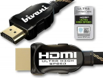 bivani sertifitseeritud 8K HDMI 2.1a kaabel - 4 meetrit 48 Gbps Premium Ultra High-Speed HDMI kaabel sertifitseeritud - HDR10+, High Speed Ethernet - PS5 & Xbox Series X Ready - Nailon mantel - Elite seeria - 4M