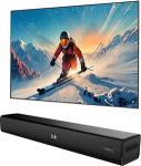 60 cm 2.1ch 120W v&auml;ike Bluetooth SoundBar TV-seadmetele integreeritud subwooferiga, dialoogiv&otilde;imendus PC-k&otilde;lar, optiline Aux. Wall Mount