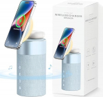 COLSUR Bluetooth-k&otilde;lar, Mag-Safe juhtmevaba laadija, &ouml;ise valgusega Bluetooth-k&otilde;lar, 3-in-1 magnetiline juhtmevaba laadija iPhone 16/15/14/13/12-seeria, AirPods Pro/4/3/2 jaoks