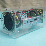 KIMISS DIY Bluetooth-k&otilde;larite komplekt, Bluetooth-k&otilde;larite komplekt, MP3-muusikapakett, stereoheli, 3 W v&otilde;imsusv&otilde;imendi koos kaugjuhtimispuldiga (l&auml;bipaistev)