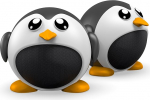 ECHO Penguin K&otilde;larid 2 originaalset Kawaii Design 3W Mono 1 PINGZ 6W Stereo 2 Pin 4 tundi Juhtmevaba muusika Sisseehitatud mikrofon K&otilde;nedele vastamine &Uuml;hildub k&otilde;igi nutitelefonidega