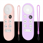 Google Chromecast 2020 4K / Chromecast 2022 HD puldiga &uuml;hilduv kaugjuhtimispult - Pehme silikoonist kaugjuhtimispult 2 Pack