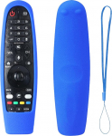 Silikoonist &uuml;mbris LG MR20GA MR19BA MR18BA MR650A MR600 kaugjuhtimispuldi mittelibisev kate LG AKB75855501 Magic Remote Skin Protector - mitte helendav sinine