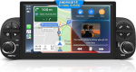 Android 14 Autoradio 2 DIN Fiat Pandale 2013-2020, sisseehitatud DAB+, FM/AM raadio RDS-iga, juhtmevaba CarPlay ja Android Car, 4G GPS navigatsioon, Mirror Link, tagantj&auml;rele vaatamise kaamera, roolikaamera, kaugjuhtimispult
