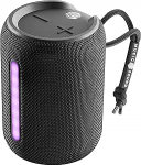 Muusika heli - Hype 10-10W Bluetooth k&otilde;lar - v&otilde;imas bassirikas muusika taasesitus - IPX6 veekindel sertifikaat - RGB tuled - 5 tundi taasesitusaega - must