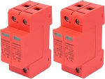 2-osaline SPD kaitsep&auml;&auml;stik, 2P 40KA FXD1-PV40, PC korpus, vaateaken, 40KA, 20KA, 3.5KV, stabiilne struktuur, pikk eluiga, r&ouml;&ouml;bastee paigaldus, valgusfoori indikaator, (DC 1000V)