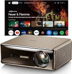 Aurzen Eazze D1 MAX projektor Google TV 14.0 & Netflixiga, 4K toetusega, nutiprojektor 1000 ANSI, MEMC, 20W Dolby Audio, automaatne fookus ja keystone korrektsioon, WiFi/Bluetooth, projektor Home