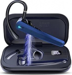 V5.3 Bluetooth-peakomplekt, juhtmevabad juhtmevabad k&otilde;rvaklapid koos ENC Dual Noise Cancelling Miciga, 120 tundi m&auml;nguaega k&otilde;rvaklappides koos LED-laadimiskarbiga, Bluetooth-k&otilde;rvaklapid mobiiltelefoni / veoautojuhi jaoks