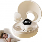 LOBKIN Sleep K&otilde;rvaklapid, k&otilde;rvaklapid Sleep Bluetooth Liquid Silicone, Mini Side Sleeper k&otilde;rvaklapid vooluindikaatoriga magamiseks, joogaks ja reisimiseks