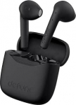 Defunc True Lite Black - juhtmevabad Bluetooth 5.3 Hi-Fi stereoheli k&otilde;rvaklapid, puutetundlik juhtimine, integreeritud mikrofonid, 20 tundi m&auml;nguaega, USB-C laadimine, iOS ja Android telefonile