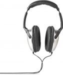 Nedis - Juhtmega k&otilde;rvaklapid - Over-ear - 6 m &uuml;mmargune kaabel - HiFi - Ergonoomilised k&otilde;rvaklapid - H&otilde;be/mustad