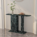 Bestiry Modern Console Sofa Table, Narrow Accent Tables for Entryway, Sturdy and Reliable Structure for Entrance Foyer in Living Room, Hallway (Green, 120cm)