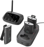 Avantree Audiplex M3 mitmekanaliline audios&uuml;steem koos k&otilde;rvaklappidega kiriku t&otilde;lkimiseks ja seminarideks, 30 ms madal latentsus, suurep&auml;rane helikvaliteet, traadita audiosaatja koos 3 klamber-vastuv&otilde;tjaga