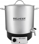 BIELMEIER BHG 690.1 Konserveerimismasin Gl&ouml;giveinimasin disain Roostevabast terasest kaas 1800 W 29 L Roostevabast terasest v&auml;ljalaskekraan 3/8 tolli BHG 690.1 Made in Germany