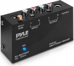 Pyle Pp555 Ultra Compact Phono plaadim&auml;ngija Pre-Amplifier koos 9V patareipesa Mini Phono Preamp