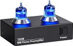 HiFi Phono Tube Preamp, Hi-Fi Tube Preamplifier, k&otilde;rvaklappide v&otilde;imendi koos toiteadapteriga MM plaadim&auml;ngija jaoks