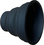 Kaamera kokkupandav peegeldumisvastane objektiivi kapuuts, kaitseb objektiivi vihma, tolmu, lindude, peegelduse eest (v&auml;ike)