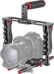 Neewer Film Filmi filmi tegemise kaamera videopuuri komplekt koos (1) videopuuri(1) &uuml;lemise k&auml;epideme k&auml;epidemega(1) kinga kinnitus(2)15mm varras Canon Nikon Sony ja teiste DSLR Mount Follow Focus Matte Box (punane+must)
