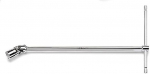Beta 952 21mm T Handle with Swivelling Socket Wrench, 6 Point, with Chrome Plated