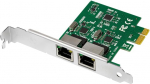 LogiLink 2-portiline Gigabit LAN PCI-Express kaart