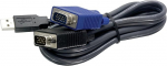 TRENDnet TK-CU15 15 jalga USB/VGA KVM-kaablit (pistikupesa)