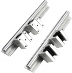 Professionelle 1200 mm - 1800 mm, 2 S&auml;tze Linearschiene SBR20, Linearf&uuml;hrung, 20 mm Linearschienen, 4 St&uuml;ck SBR20UU Kugellagerblock, CNC-Fr&auml;ser(1200mm)