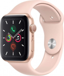 Apple Watch Series 5 44mm (GPS) - kuldne alumiiniumist korpus koos uuendatud roosa spordirihmaga