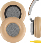 GEEKRIA QuickFit asendusk&otilde;rvapadjad Bang & Olufsen Beoplay H4, H6, H7, H9, H9i, HX, Portal k&otilde;rvaklappide k&otilde;rvapadjad, k&otilde;rvaklappide k&otilde;rvapadjad, k&otilde;rvaklappide kattekomplektid (khaki / ilma plastklambrita)