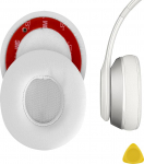Beats by Dr. Dre Solo2, Solo 2.0 On-Ear k&otilde;rvaklappide k&otilde;rvapadja / k&otilde;rvapadja / k&otilde;rvapadi / k&otilde;rvakate / k&otilde;rvapadjad remonditarvikud (valge),