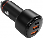 3-portiline USB C autolaadija adapter YACSEJAO 125W USB C/USB A PD/QC auto toiteallikas kiire laadimine sigaretis&uuml;&uuml;taja jaoks