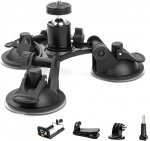 Geila iminappide kinnitus kaamerale, kolmekordne iminappide kinnitus 1/4" keermega 360 kraadi ulatuses