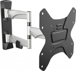 RICOO S3222 TV seinakinnitus Tilt & Swivel Universal Cantilever Mounting Holder Arm ka kumerale 4K LCD LED telerile / 19-47 tolli VESA 75x75 200x200 h&otilde;bedane must