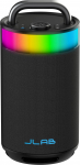JLab Epic Party kaasaskantav Bluetooth-k&otilde;lar suur, 16+ tunnise aku kestvusega - 100W traadita muusikakast RGB valguse ja 360-kraadise heliga, IP56 veekindel, kohandatud EQ, must
