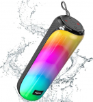 VOCH Tragbarer Bluetooth 5.3 Lautsprecher mit RGB Licht, 40W Stereo Sound, Bluetooth 5.3, TWS Pairing, IPX7 Wasserdicht, 20 Std Akku, Lauter Sound f&uuml;r Party, Outdoor, Camping, Reisen