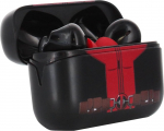 Buds Marvel Deadpool juhtmevabad Bluetooth k&otilde;rvaklapid - k&otilde;rvaklapid mikrofoniga, &uuml;le 28 tunni m&auml;nguaeg, aktiivse m&uuml;rasummutusega k&otilde;rvaklapid IPX4 sertifikaadiga ja juhtmevaba laadimiskohvriga