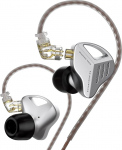 KZ ZVX HiFi In-Ear Monitor k&otilde;rvaklapid Dual Dynamic Driver In-Ear k&otilde;rvaklapid koos eemaldatava OFC lame kaabliga 2 Pin 0.75mm Audiophile PC MP3 MP4 (mikrofoniga, h&otilde;bedane)