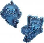 Cuticuter Pinkfong y Baby Shark k&uuml;psisevorm, plastist, sinine