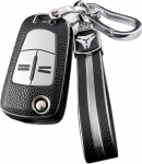 HIBEYO Flip Key auto v&otilde;tme puhul sobib Vauxhall v&otilde;tme puhul kaitsev kate Vauxhall Corsa Astra Vectra Zafira Antara Mokka Tigra B kaugjuhtimispuldi v&otilde;tme Shell TPU nahast tekstuur h&otilde;bedane
