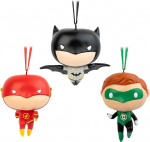 Grupo Erik j&otilde;ulupuu kaunistusfiguuride komplekt DC Comics Batman, Flash ja Green Lantern - 3 j&otilde;ulupuu ripatsit J&otilde;ulupuu kaunistusfiguurid Official DC Comics Merchandise