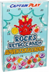 CAPTAIN PLAY Rocks maiustuste advendikalender 2025 300 g, Retro maiustuste kingiidee, eriline j&otilde;ulukaunistus
