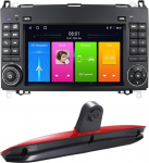 7-tolline Android autoraadio GPS navigaator Carplay asendamine Mercedes Benz Vito W447 111 114 116 CDI Cargo Van Box Tourer Bus koos USB WiFi GPS Bluetooth FM DVR RDS TPMS SWC DAB + auto tagurdamine