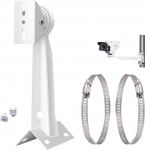 CCTV turvakaamera nurgapealne posti klamber koos 2 aasaga CCTV kaamera / IP-kaamera / CCTV kaamera, Dahua Bullet ja PTZ kaamerate jaoks