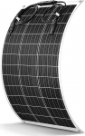 100 W paindlik p&auml;ikesepaneel monokristalliline painutav poolpaindlik p&auml;ikesepaneel laadija Off-Grid RV paadi salongi van auto ebatasasused pinnad