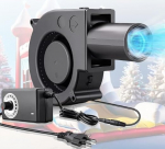 Tsentrifugaalventilaator 220 V, radiaalventilaator kiiruse regulaatoriga, 12 V reguleeritav jahutusventilaator, 12 V &otilde;huv&auml;ljundiga, ventilaator telkimiseks, grillimiseks, jahutusventilatsiooniks, t&auml;ispuhutav k&uuml;ttekamin