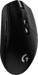 Logitech G305 LIGHT SPEED traadita m&auml;nguhiir, HERO 12000 DPI sensor, 6 programmeeritavat klahvi, 250 tundi aku kestvust, kohandatavad m&auml;nguprofiilid, kerge, PC / Mac, must - Saksa pakenduses