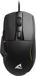 Sharkoon Skiller SGM35 Must optiline m&auml;nguhiir RGB PBT nuppudega