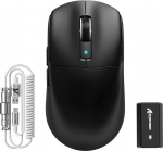 EWEADN Attack Shark R6 Lightspeed Wireless Gaming Mouse, 39G Ultralight, HyperSpeed 8K Hz, PAW3950 sensor, Nordic 52840, 42K DPI E-Sport m&auml;ngudeks, Tri-Mode programmeeritav hiir - must